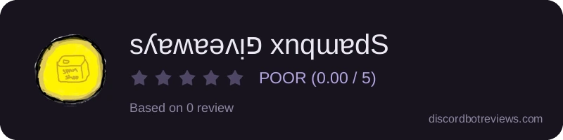 Rating widget preview for sʎɐʍɐǝʌᴉפ xnqɯɐdS