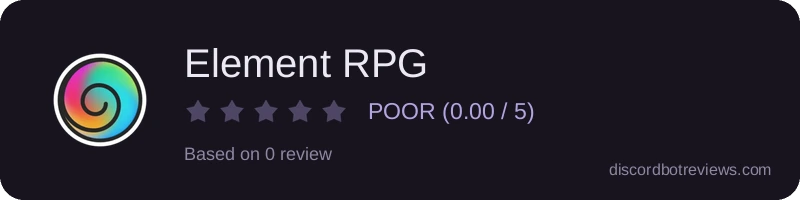 Rating widget preview for Element RPG