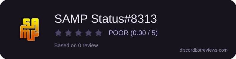 Rating widget preview for SAMP Status#8313