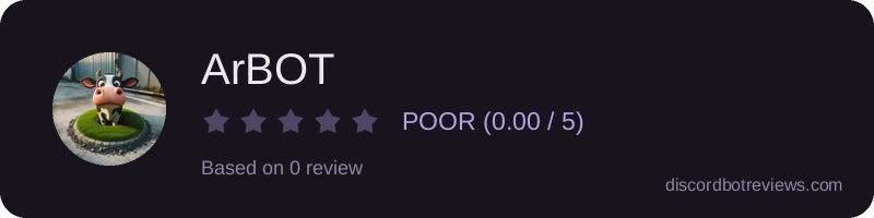 Rating banner for ArBOT