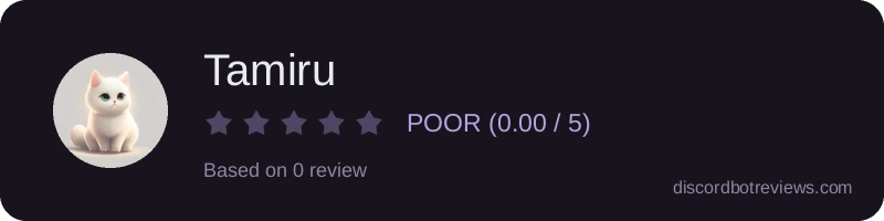 Rating widget preview for Tamiru