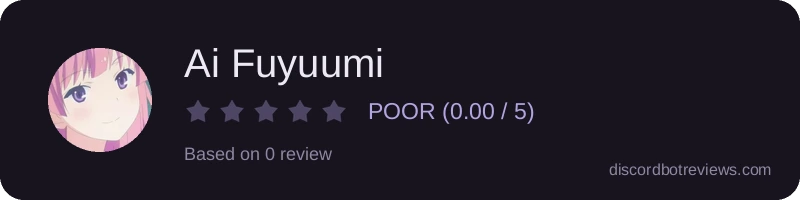 Rating widget preview for Ai Fuyuumi