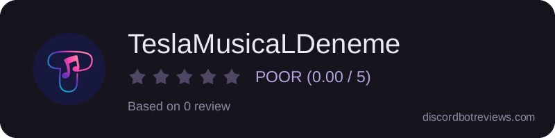 Rating widget preview for TeslaMusicaLDeneme