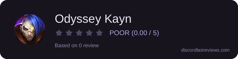 Rating widget preview for Odyssey Kayn