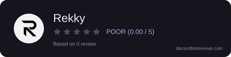 Rating widget preview for Rekky
