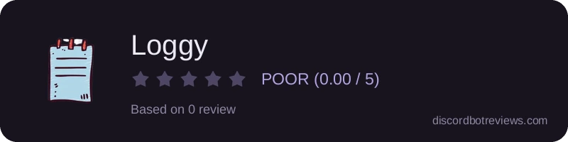Rating widget preview for Loggy