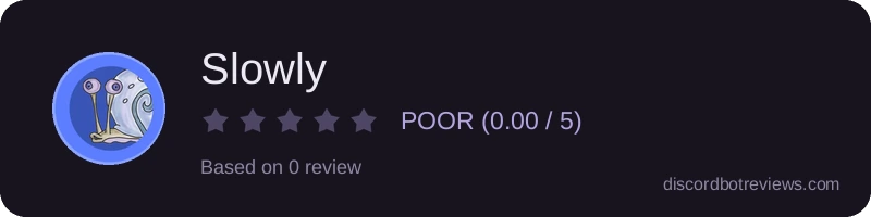 Rating banner for Slowly