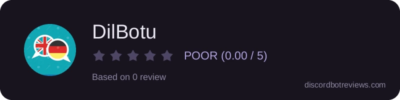 Rating widget preview for DilBotu