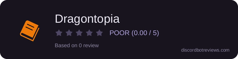 Rating widget preview for Dragontopia