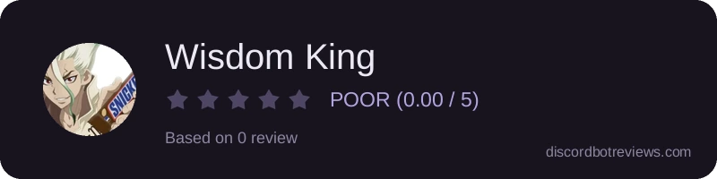 Rating widget preview for Wisdom King