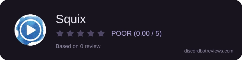Rating widget preview for Squix