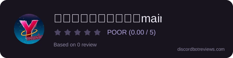 Rating widget preview for ゆゆっちミュージックmain