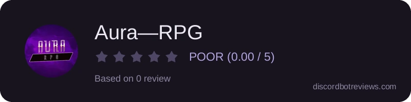 Rating widget preview for Aura—RPG