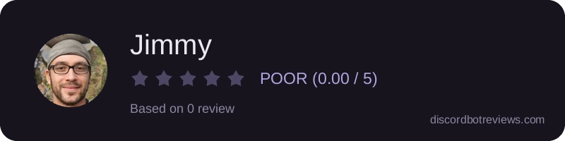 Rating widget preview for Jimmy