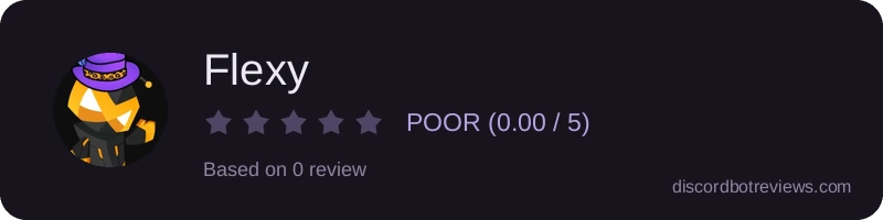 Rating widget preview for Flexy
