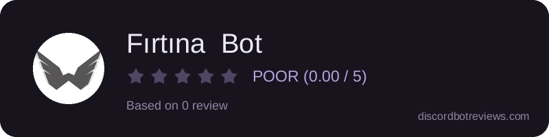 Rating widget preview for Fırtına  Bot