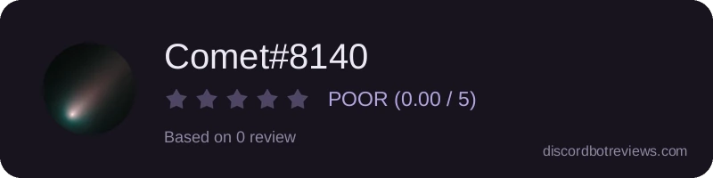 Rating banner for Comet#8140