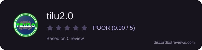 Rating widget preview for tilu2.0
