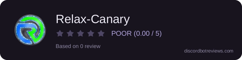 Rating banner for Relax-Canary