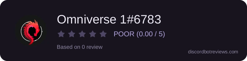 Rating widget preview for Omniverse 1#6783