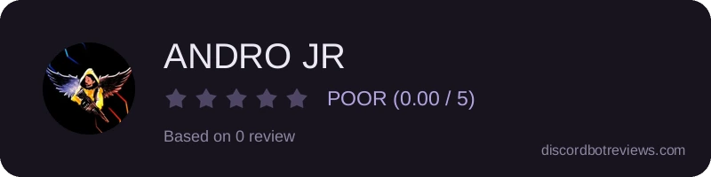 Rating widget preview for ANDRO JR