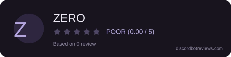 Rating banner for ZERO
