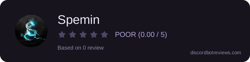 Rating banner for Spemin