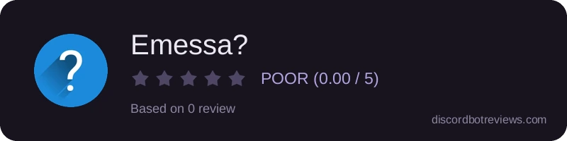 Rating widget preview for Emessa?