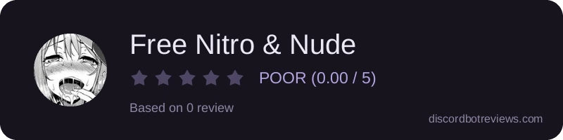Rating widget preview for Free Nitro & Nude