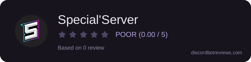 Rating widget preview for Special'Server