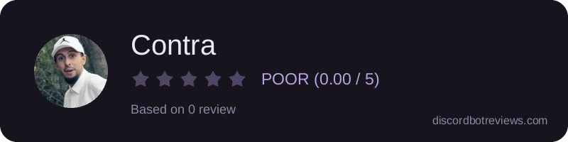 Rating widget preview for Contra