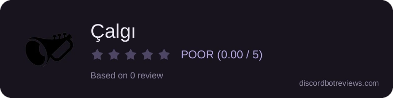 Rating widget preview for Çalgı