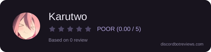 Rating widget preview for Karutwo