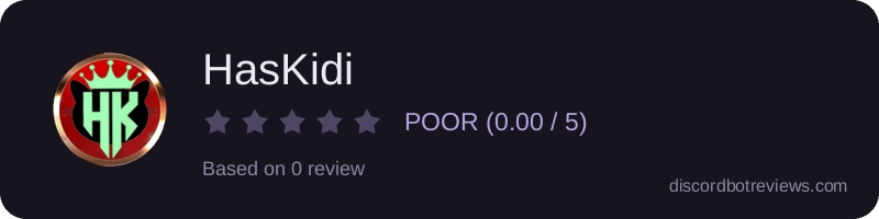 Rating widget preview for HasKidi