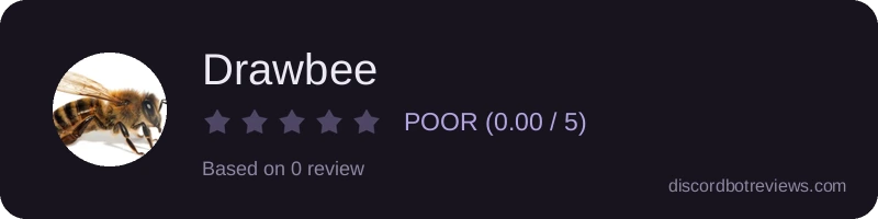 Rating widget preview for Drawbee