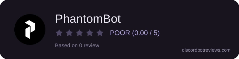 Rating widget preview for PhantomBot