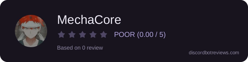 Rating widget preview for MechaCore