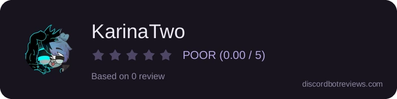 Rating widget preview for KarinaTwo