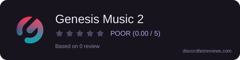 Rating widget preview for Genesis Music 2