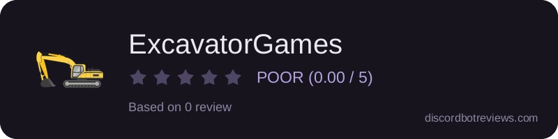 Rating banner for ExcavatorGames