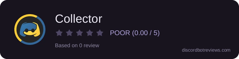 Rating widget preview for Collector