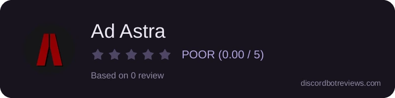 Rating widget preview for Ad Astra