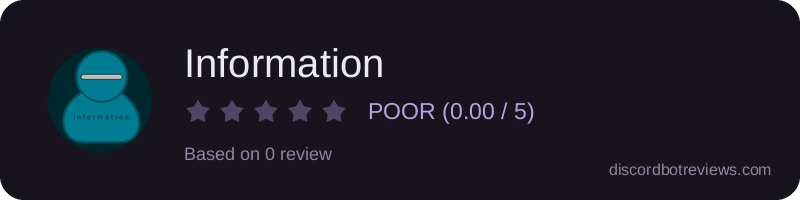 Rating banner for Information