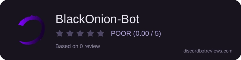 Rating widget preview for BlackOnion-Bot
