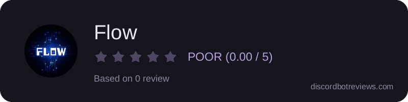 Rating widget preview for Flow