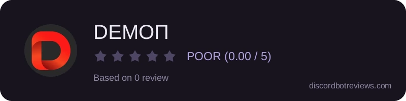 Rating banner for DEMOП