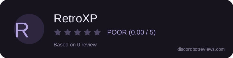 Rating widget preview for RetroXP