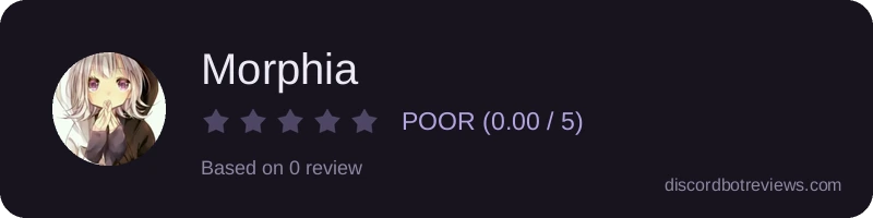 Rating widget preview for Morphia
