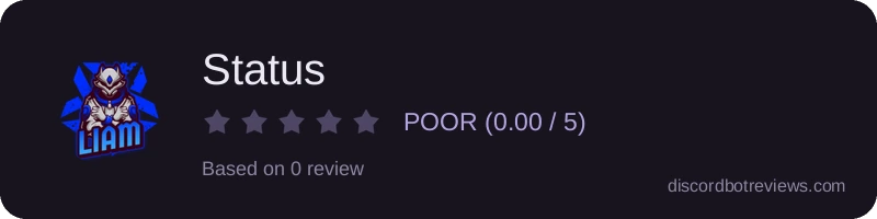 Rating widget preview for Status