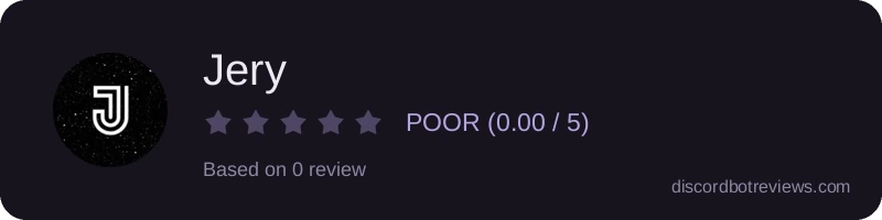 Rating widget preview for Jery